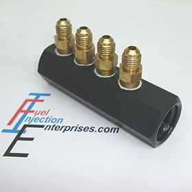 Down Nozzle Block: 1 ea. -8 x 4 ea. -3AN Male