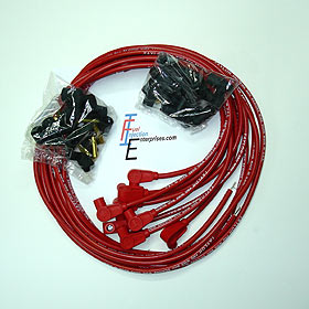 8mm Solid Core - 90 degree - Red or Black